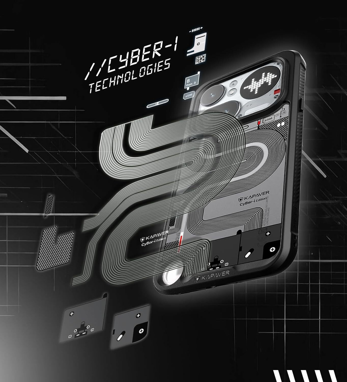 Image of Kapaver Back Cover for Nothing Phone 4a Pro