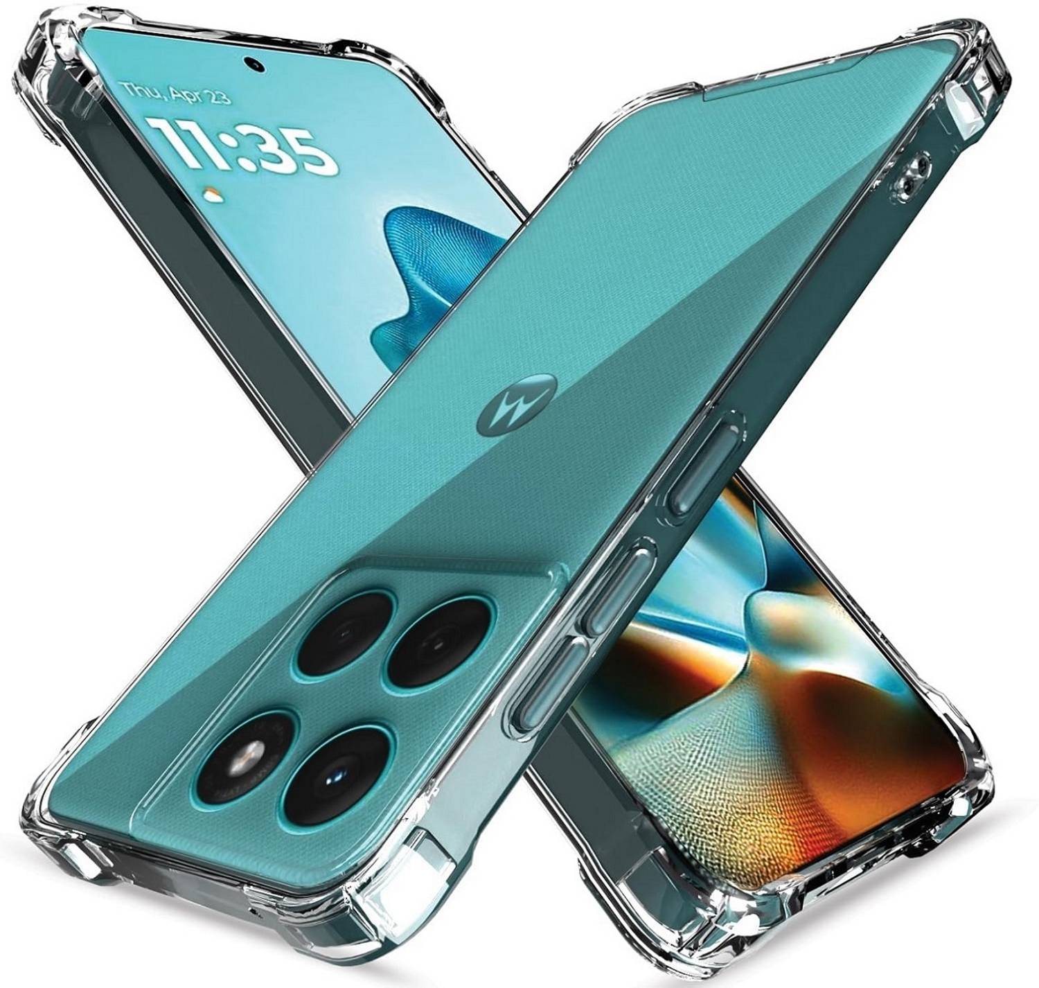 AKSHUD Back Cover for MOTOROLA Edge 60 5G