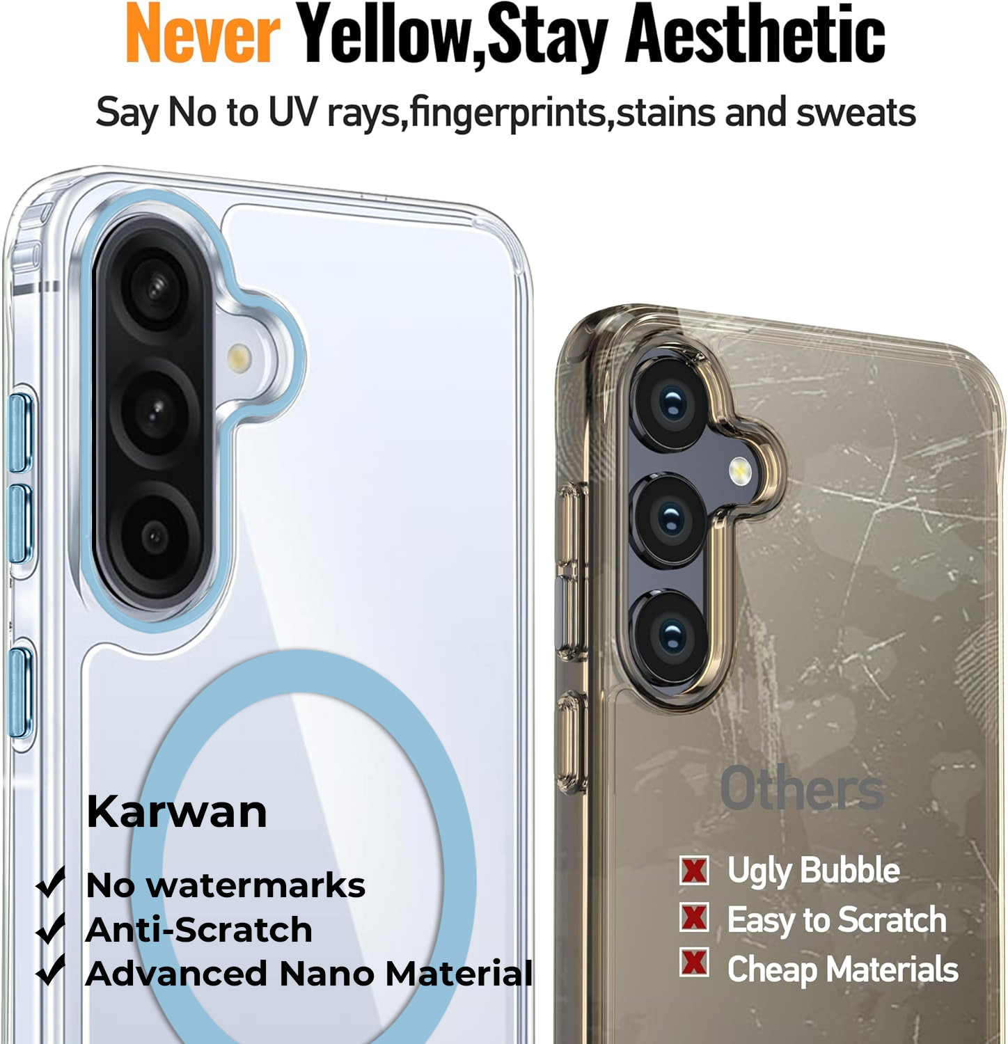 Image of KARWAN Back Cover for Samsung Galaxy A36 /A56