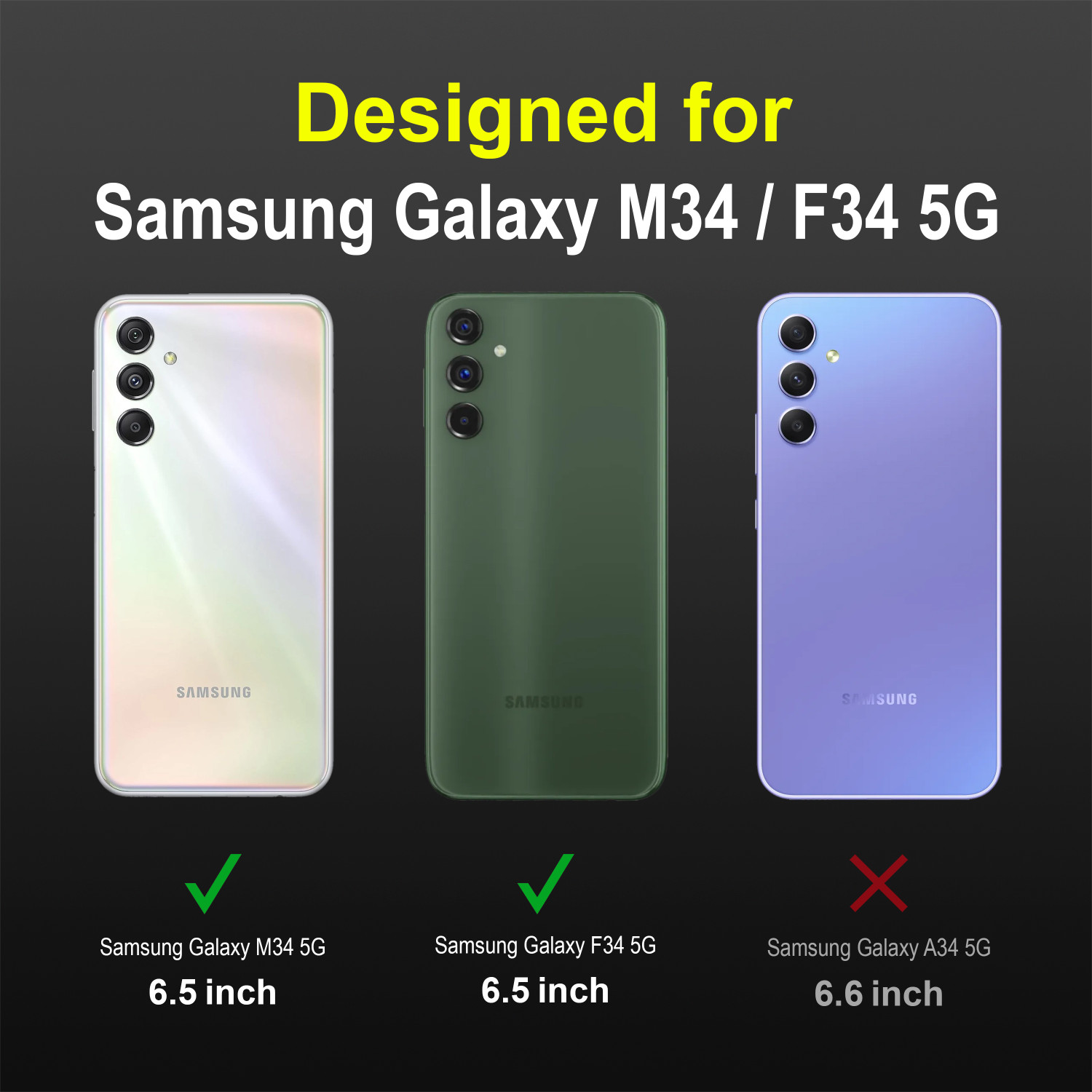 Image of GLOBAL NOMAD Back Cover for Samsung Galaxy M34 5G