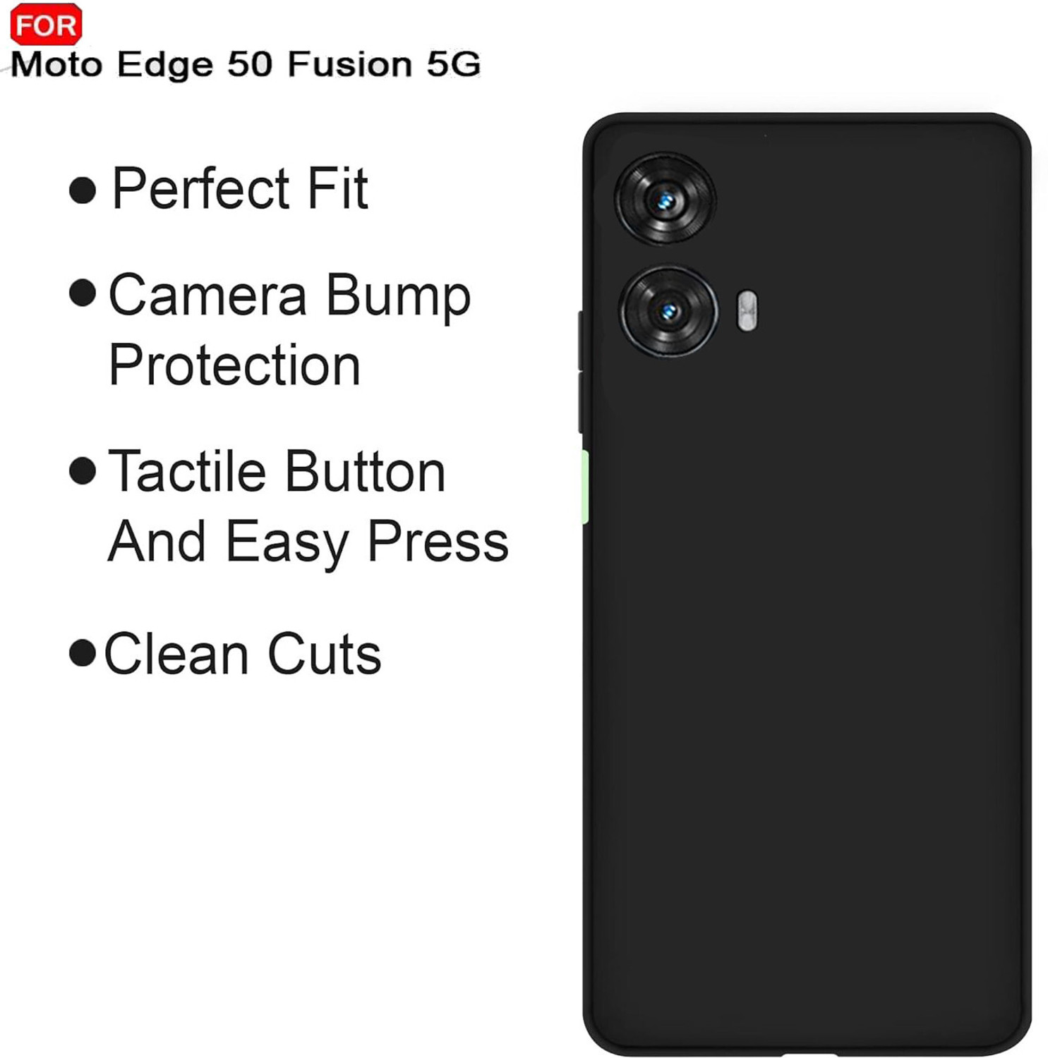 Image of Micvir Back Cover for MOTOROLA Edge 50 Fusion