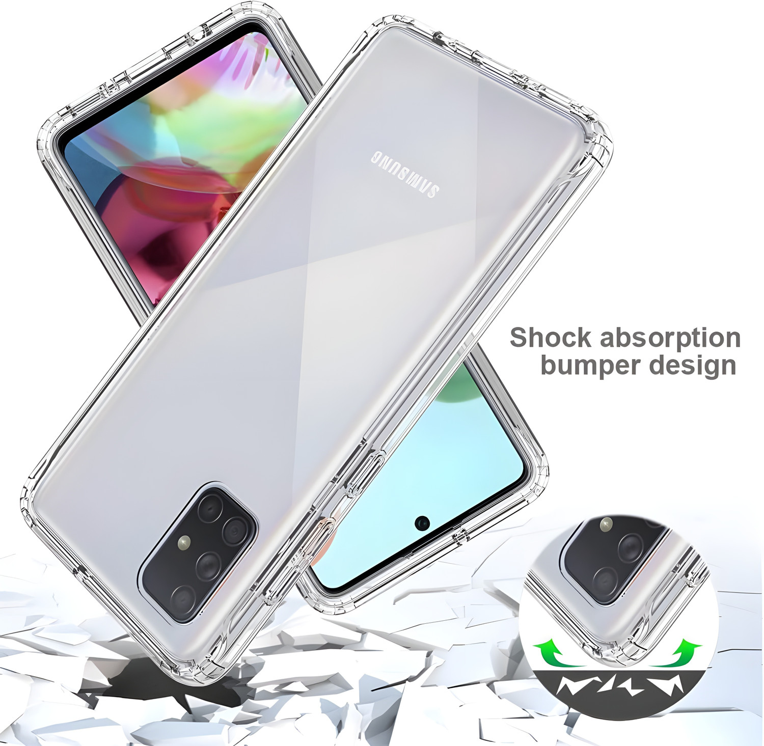 Image of ADI Creations Back Cover for Samsung Galaxy A71
