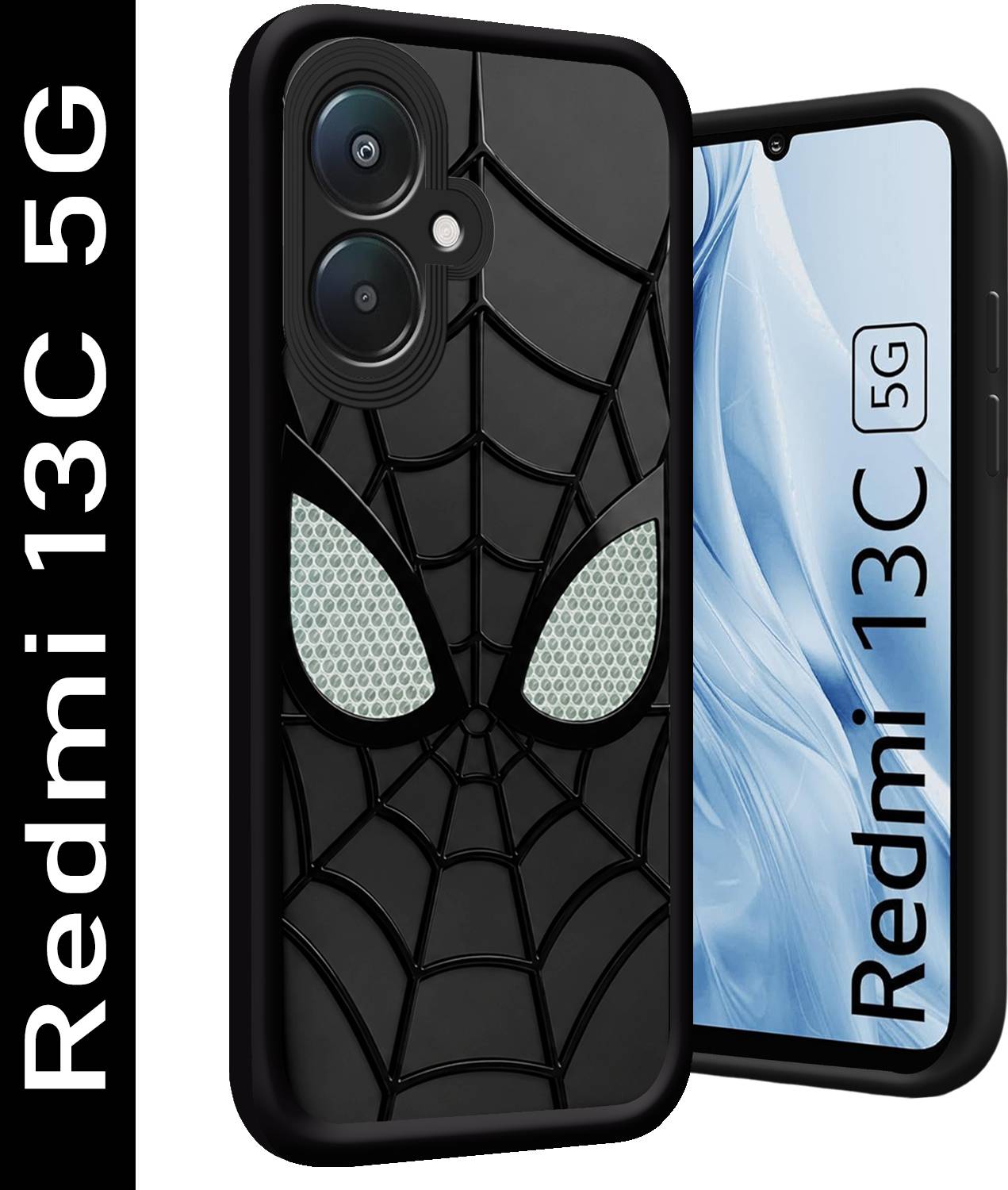 MBCASE Back Cover for Redmi 13C 5G Black
