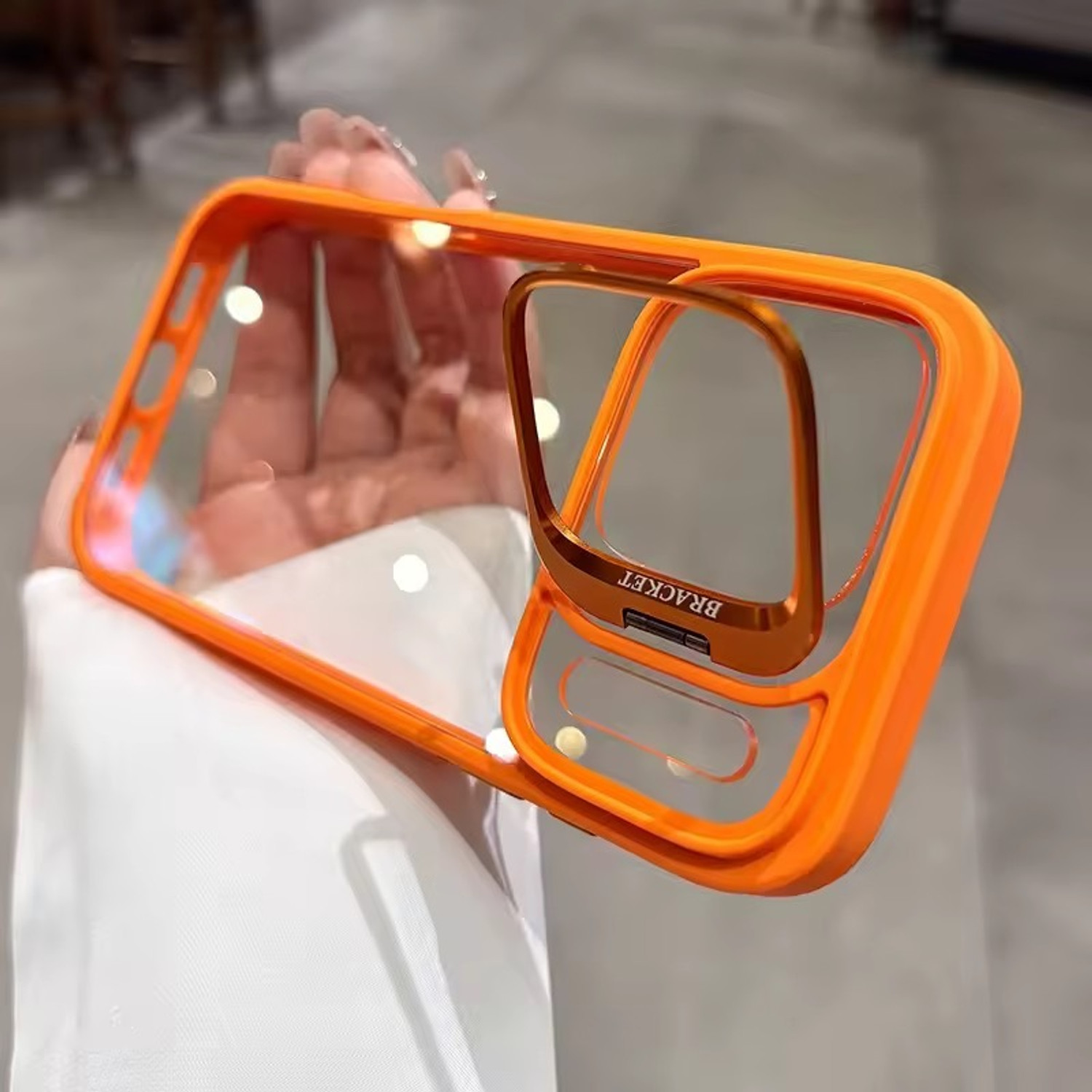 Image of MobiLooks Back Cover for Apple iPhone 17 Pro, Camera Stand Case free Lens Protection