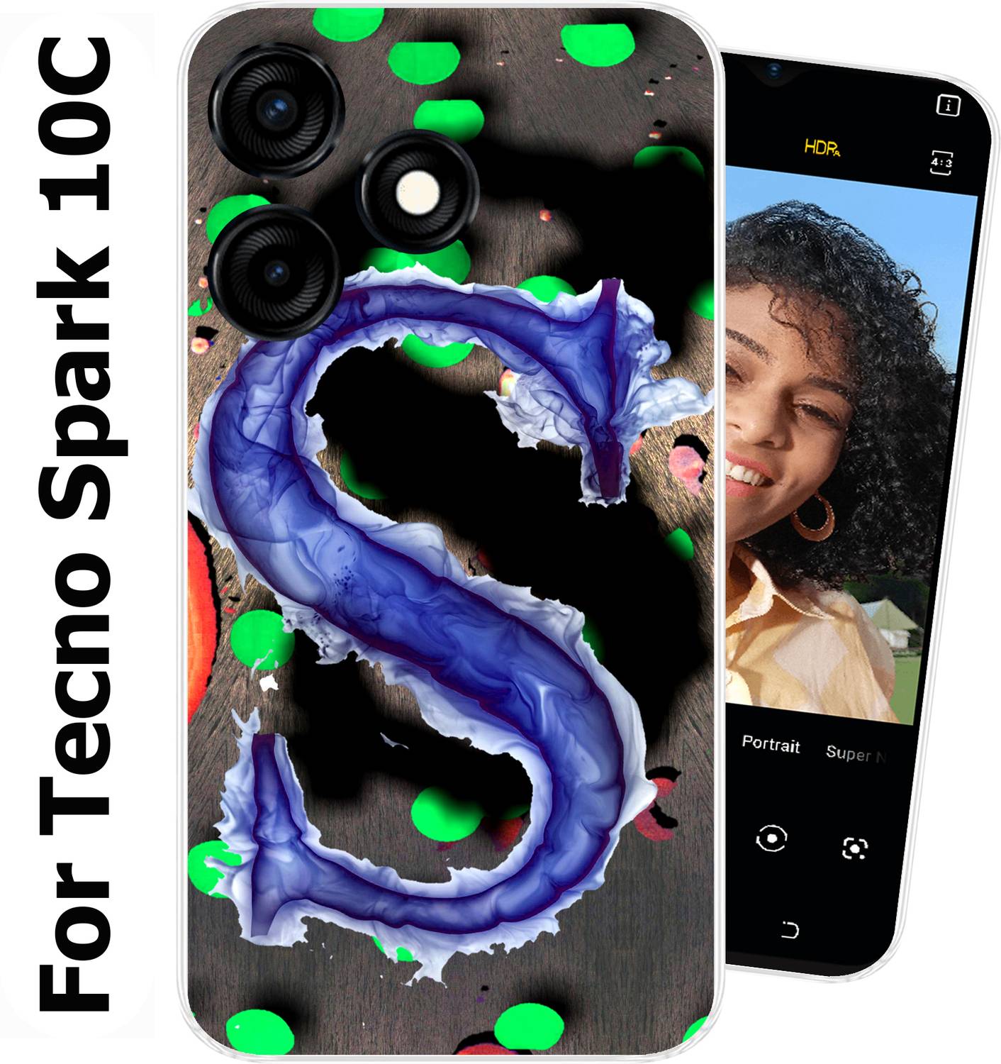 Coolcase Back Cover for Tecno Spark 10c