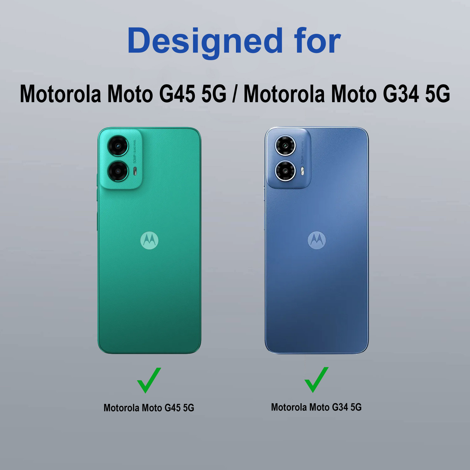 Image of Zapcase Back Cover for MOTOROLA g45 5G
