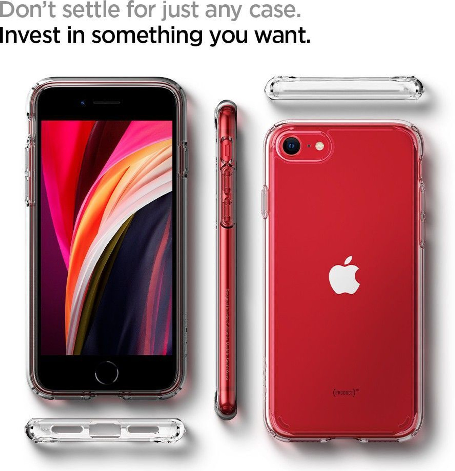 Image of Spigen Ultra Hybrid Back Cover for Apple iPhone SE