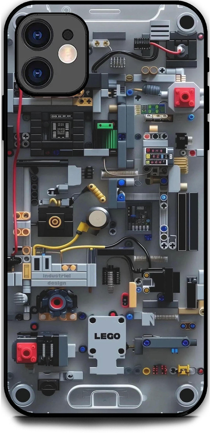 Image of Thecoverking Back Cover for Apple iPhone 12 mini (LEGO ELECTRONIC CIRCUIT BOARD IPHONE, BACK COVER)