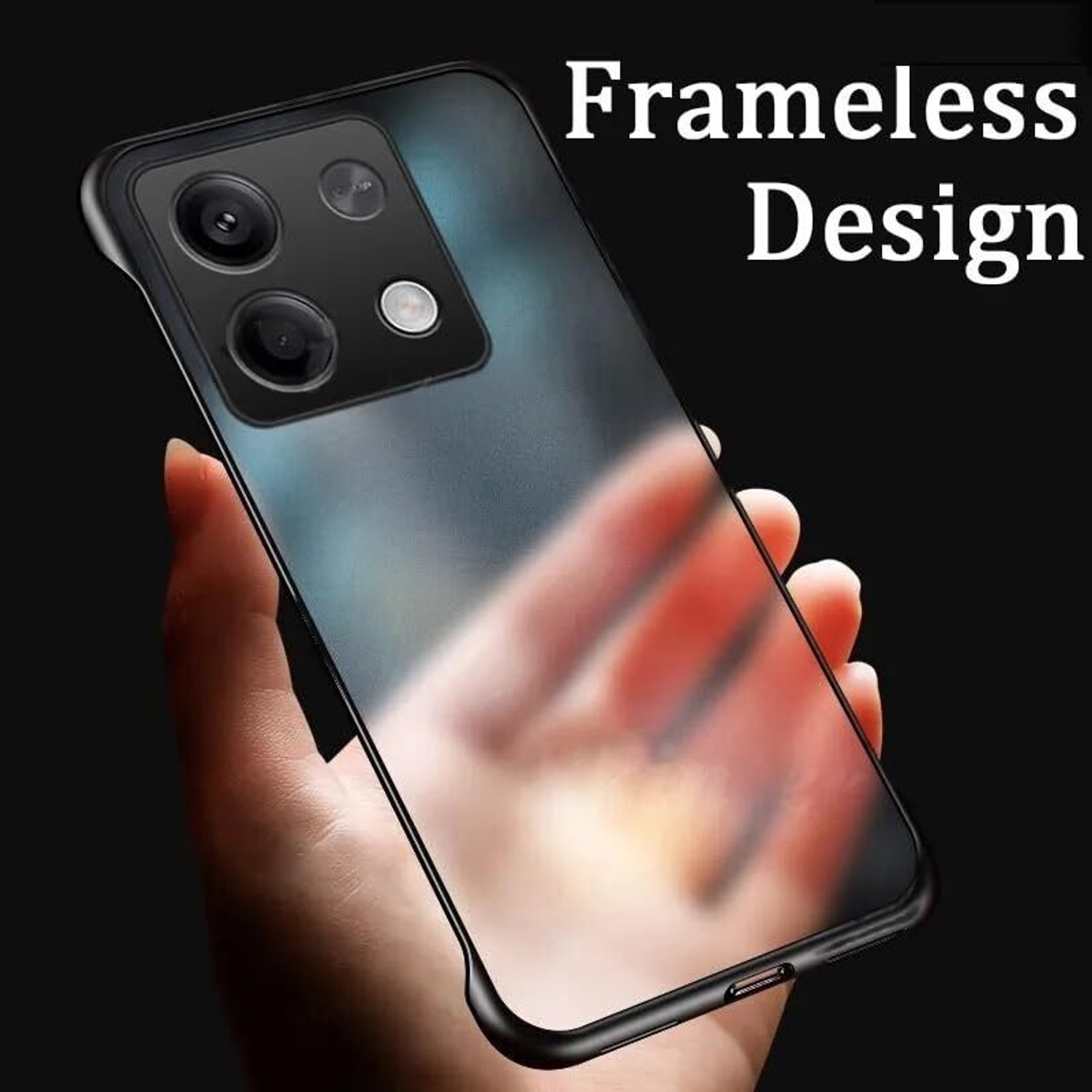Image of MOBIDEER Back Cover for Redmi Note 13 Pro 5G, Shock Proof Ultra Slim Frameless