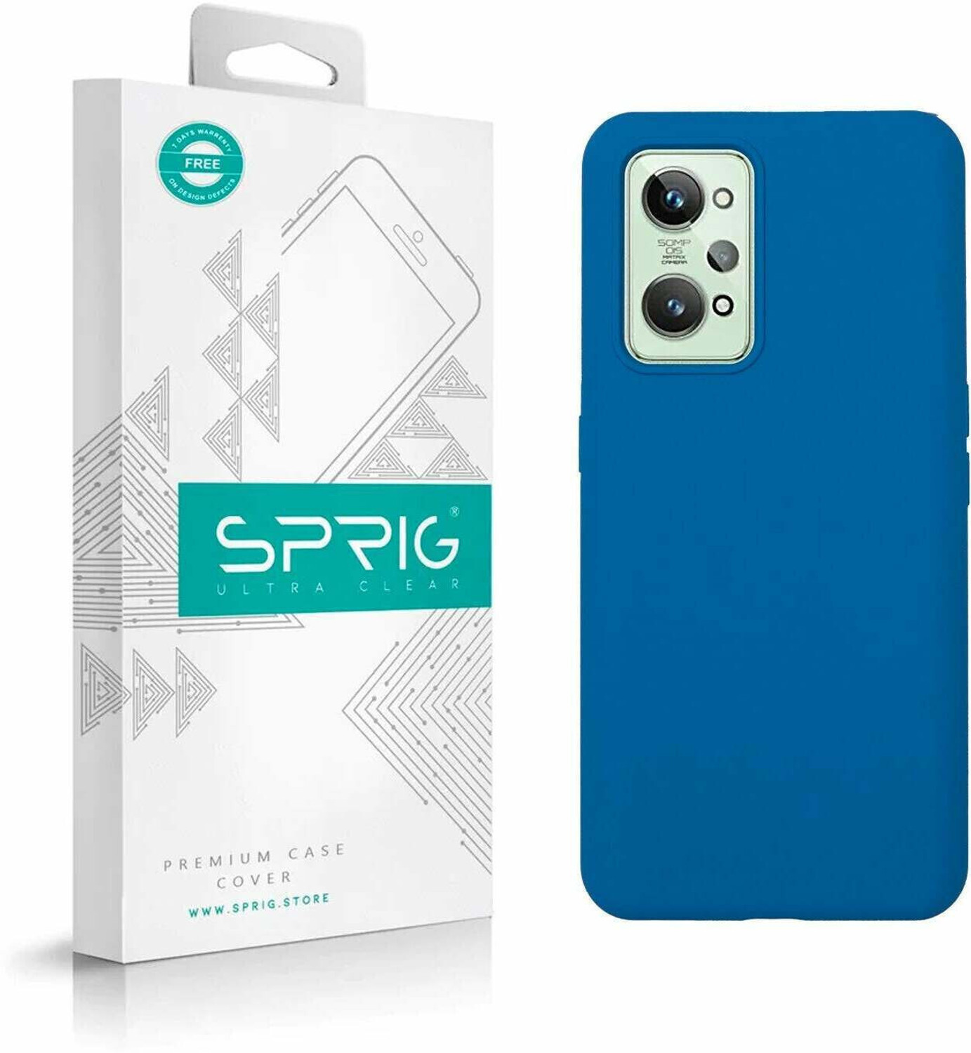 Image of Sprig Liquid Silicone Back Cover for realme GT 2, Realme GT 2
