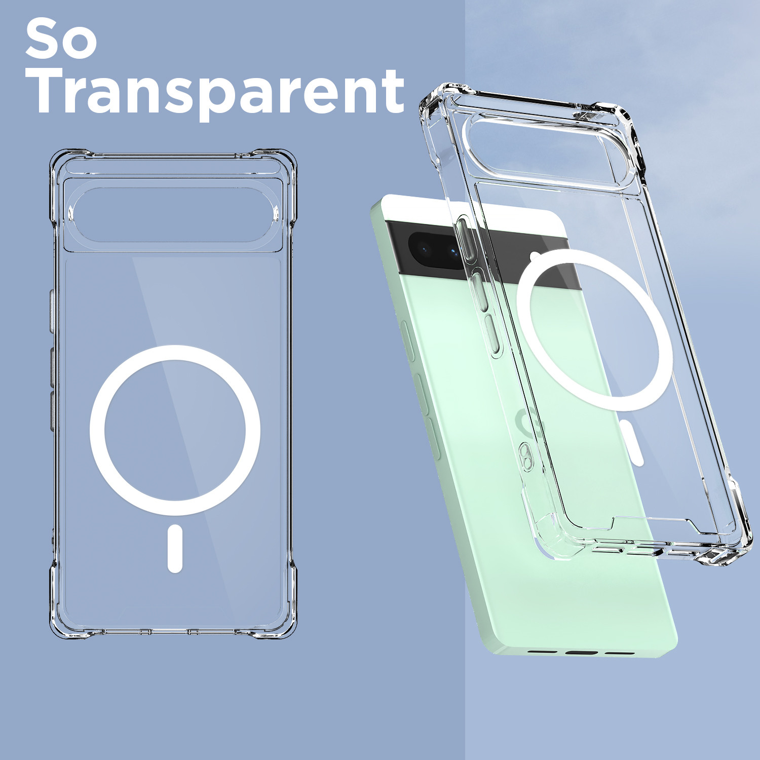 Image of Flipkart SmartBuy Back Cover for Google Pixel 6A 5G