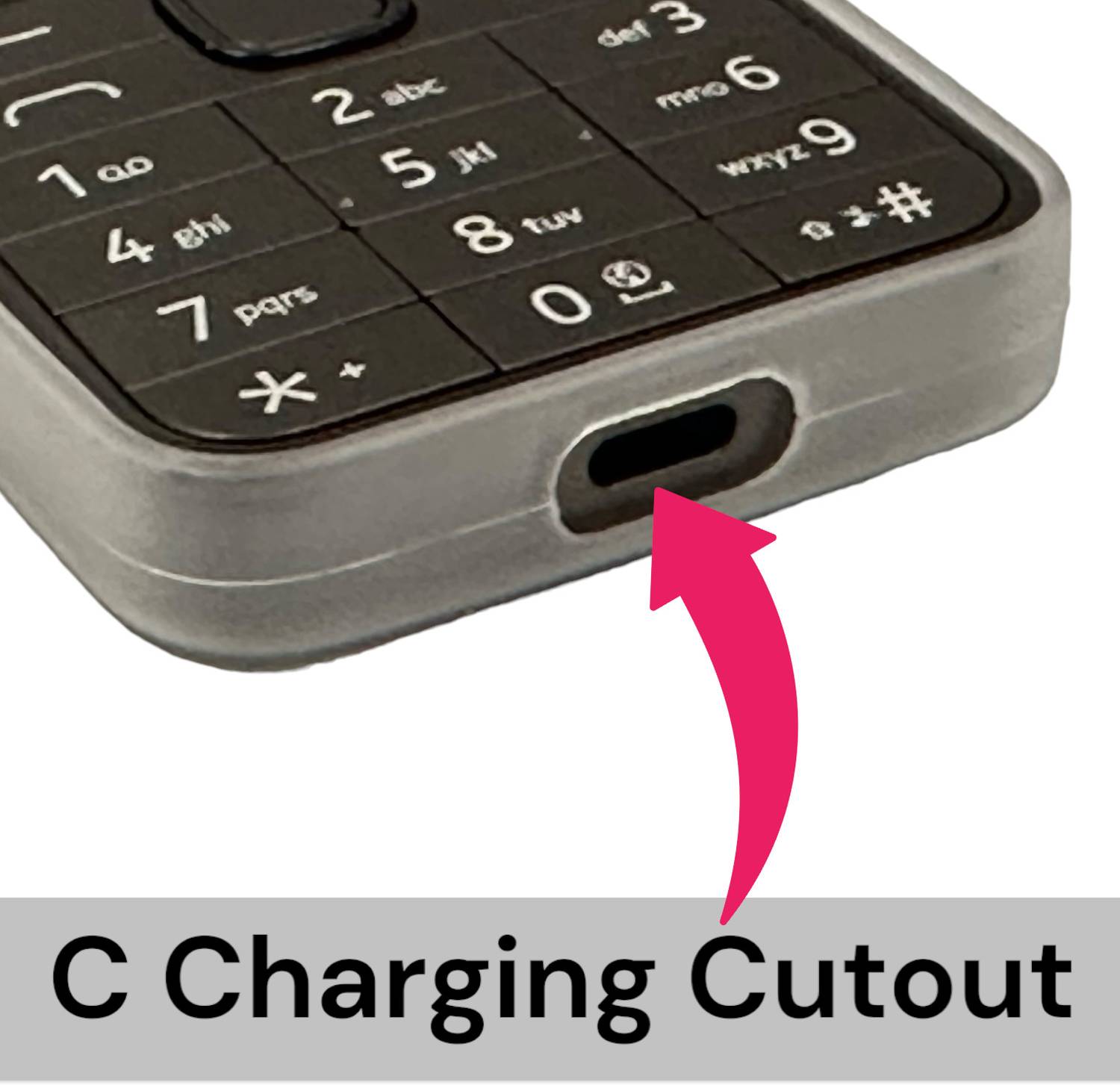 Gizmofreaks Back Cover for Nokia 235 4G 2024 DS - Model No. : TA