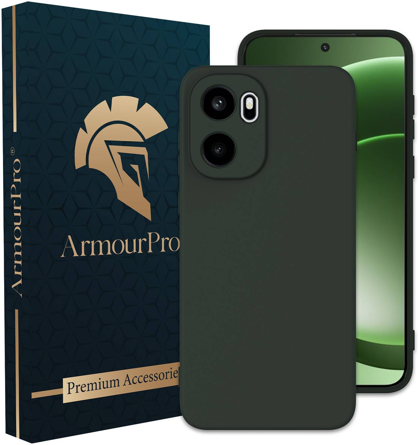 ArmourPro Back Cover for OnePlus 15R 5G, OnePlus 15R, Microfiber Lining, Silicon Case