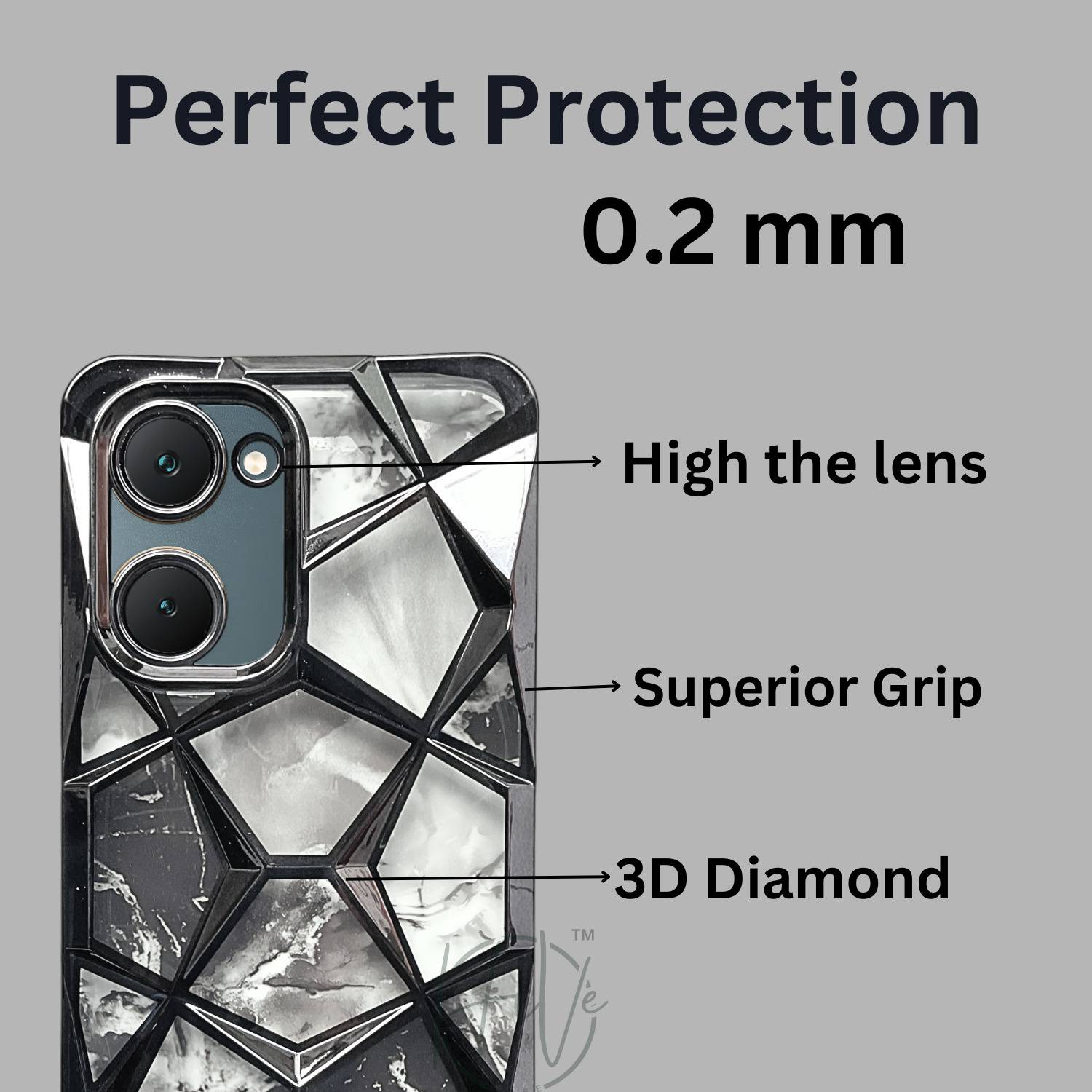 Hive Mobile Cover for Vivo Y18, Y03, 18E, T3 Lite, Y28s - Image 4