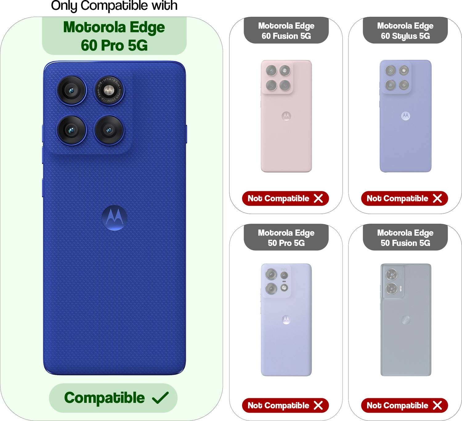 Mr. Case Back Cover for Motorola Moto Edge 60 Pro 5G - Image 2