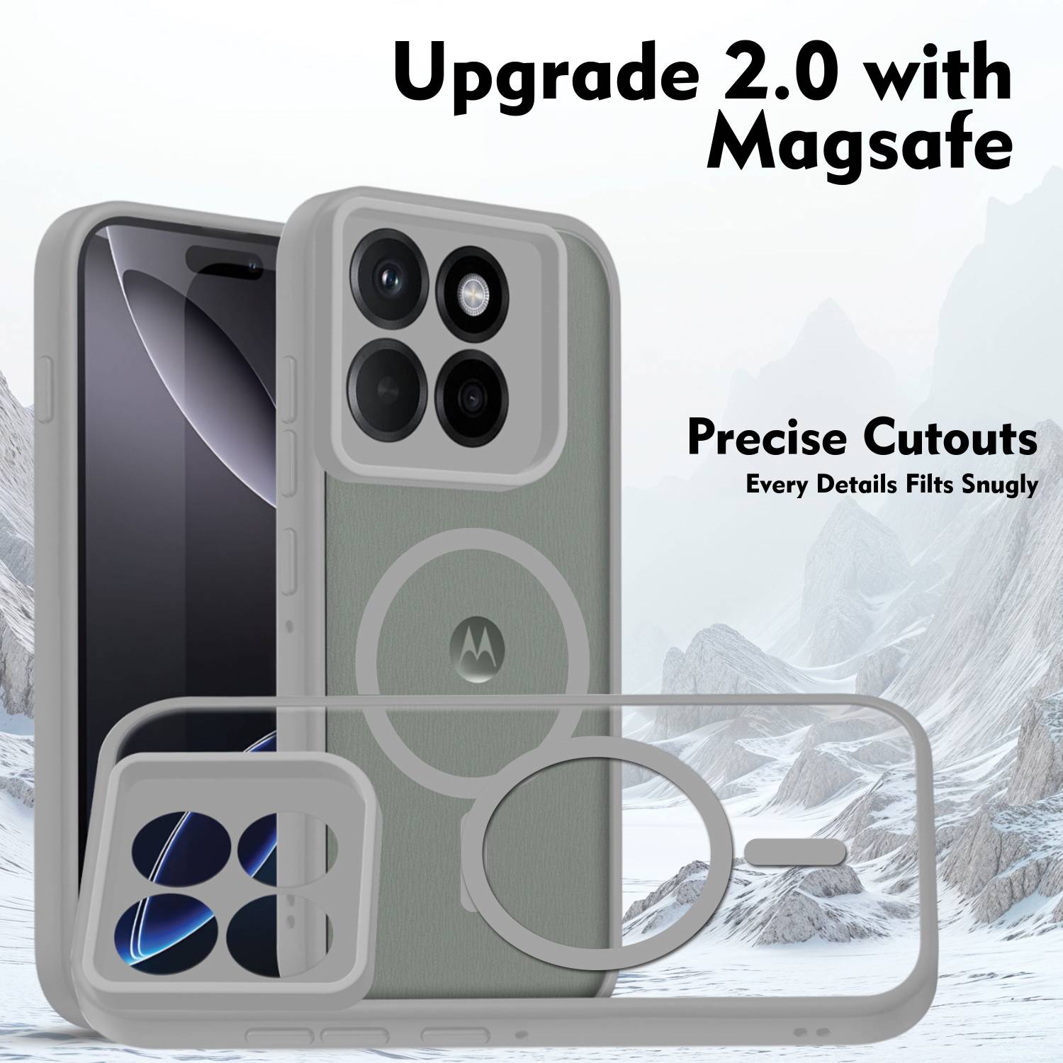 V-TAN Back Cover for Motorola Edge 60 Pro - Image 5
