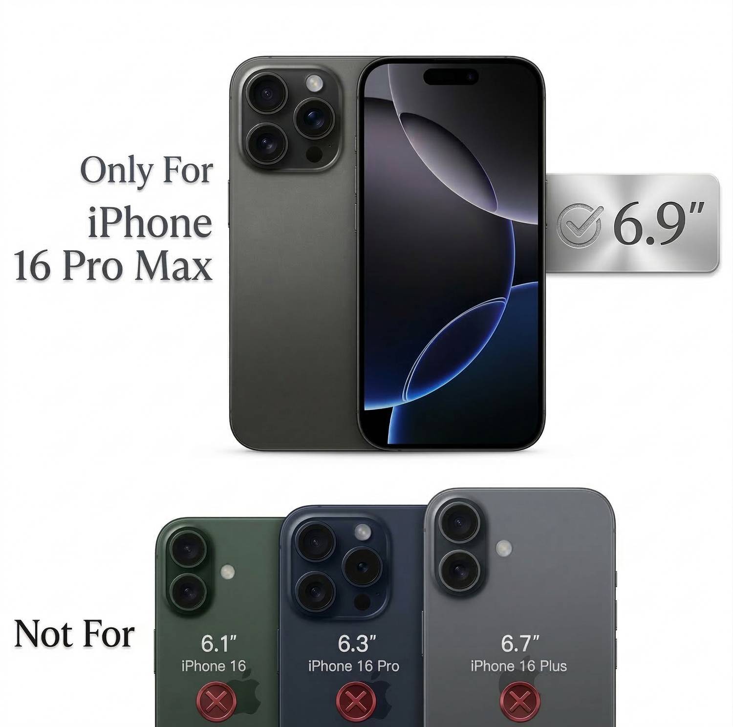 ABTLECOM iPhone 16 Pro Max 5G Back Cover Gray - Image 4