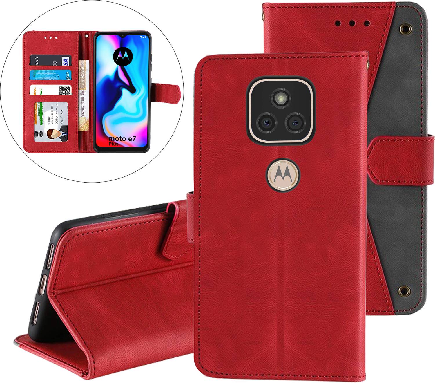 Autofocus Back Cover for Motorola Moto E7 Plus