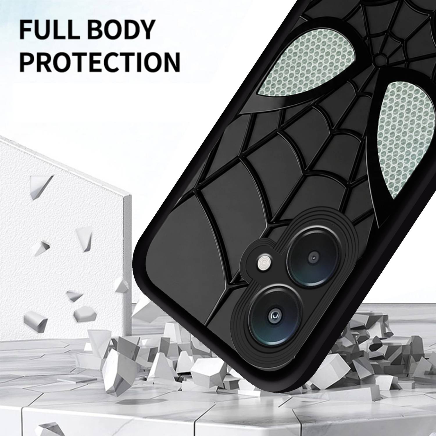 MBCASE Back Cover for Redmi 13C 5G Black - Image 4