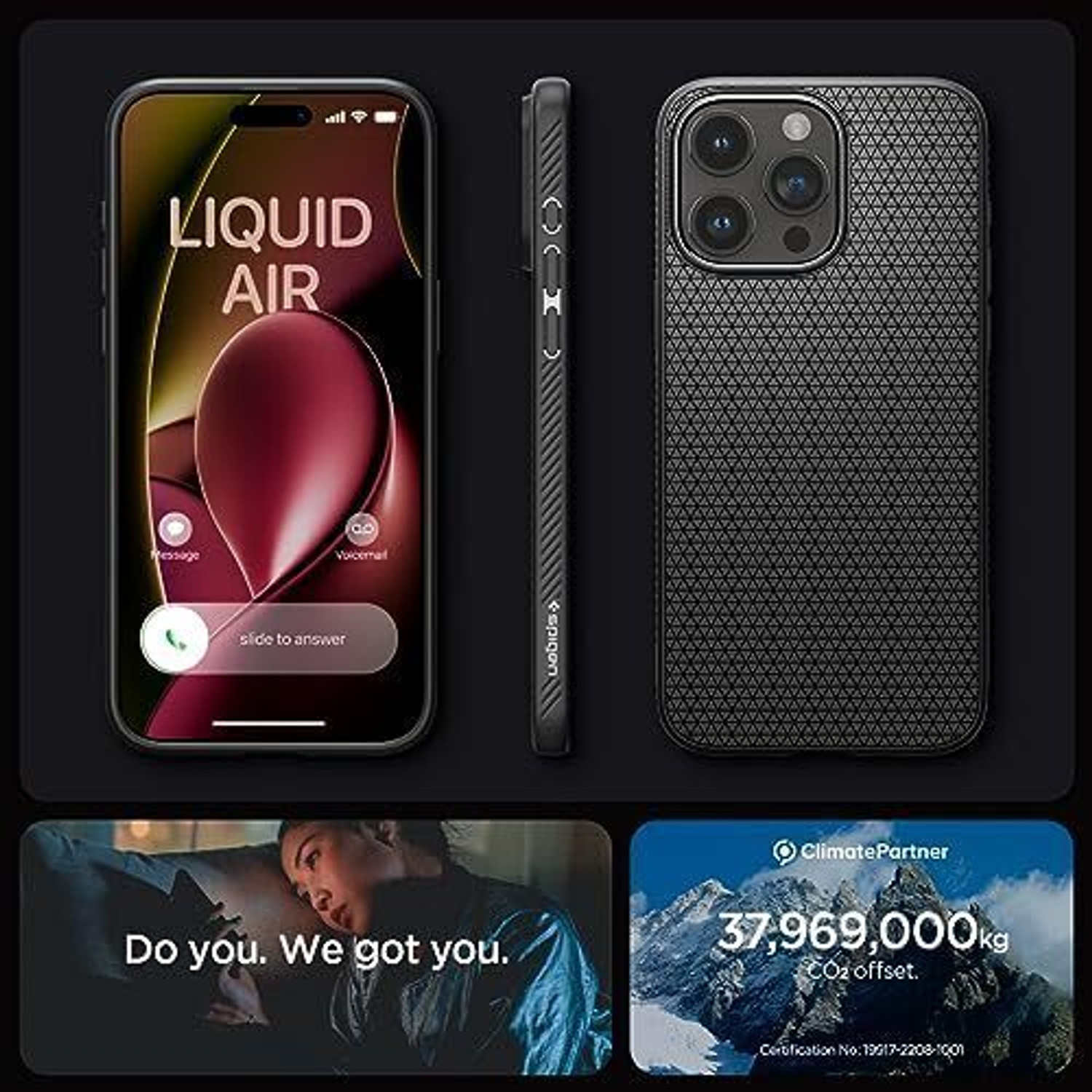 Image of Spigen Liquid Air Back Cover for Apple iPhone 15 Pro Max