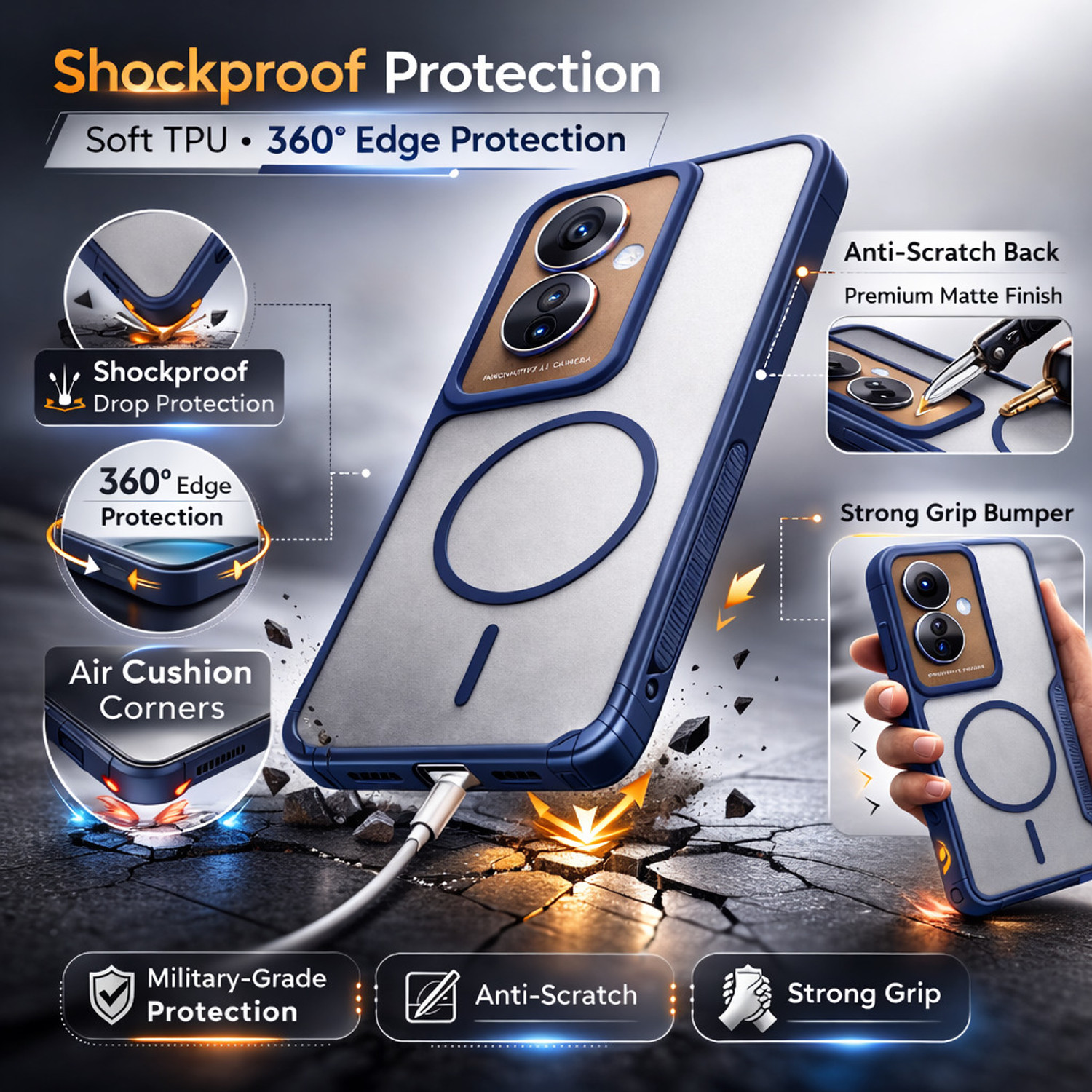 Image of Accesories Legacy Back Cover for Oppo F25 Pro 5G