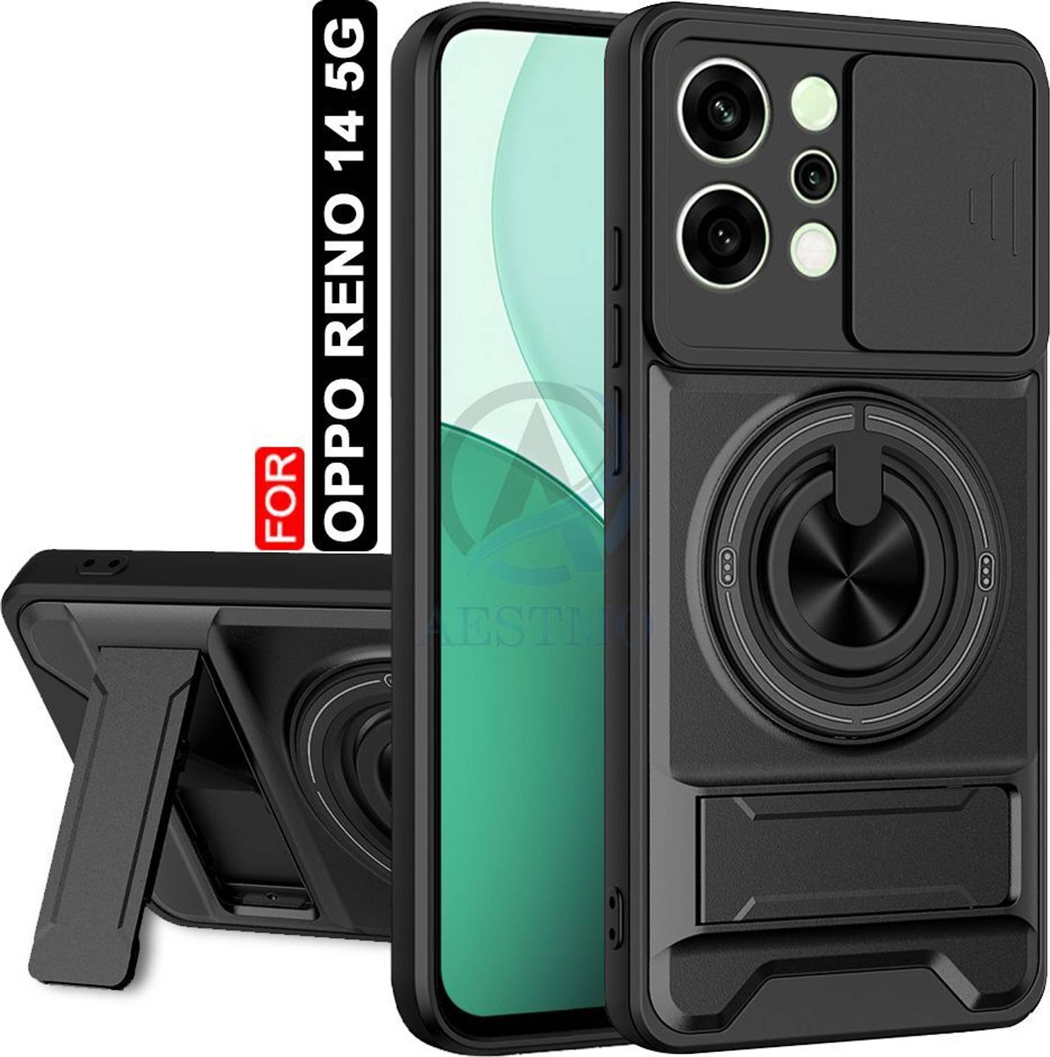 AESTMO Back Cover for Oppo Reno 14 5G
