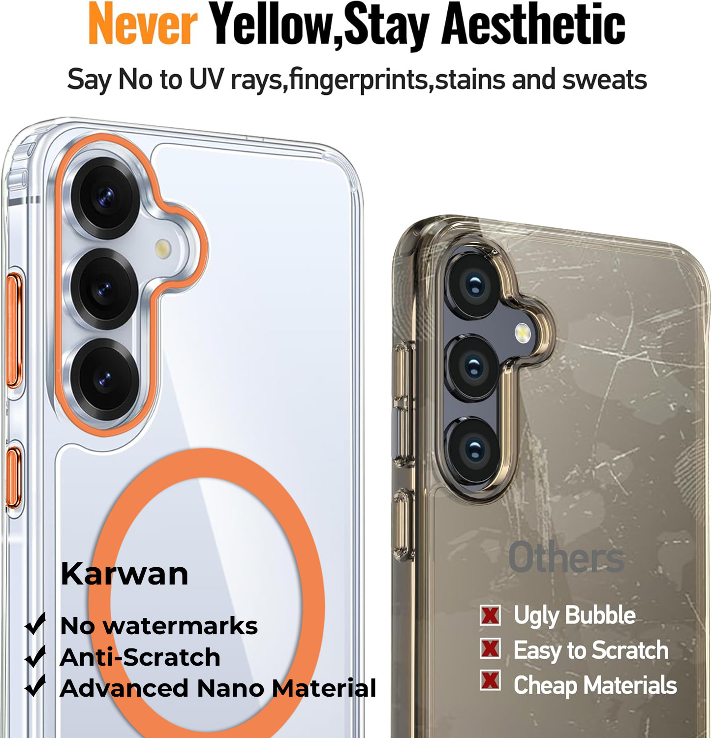 Image of KARWAN Back Cover for Samsung Galaxy S24