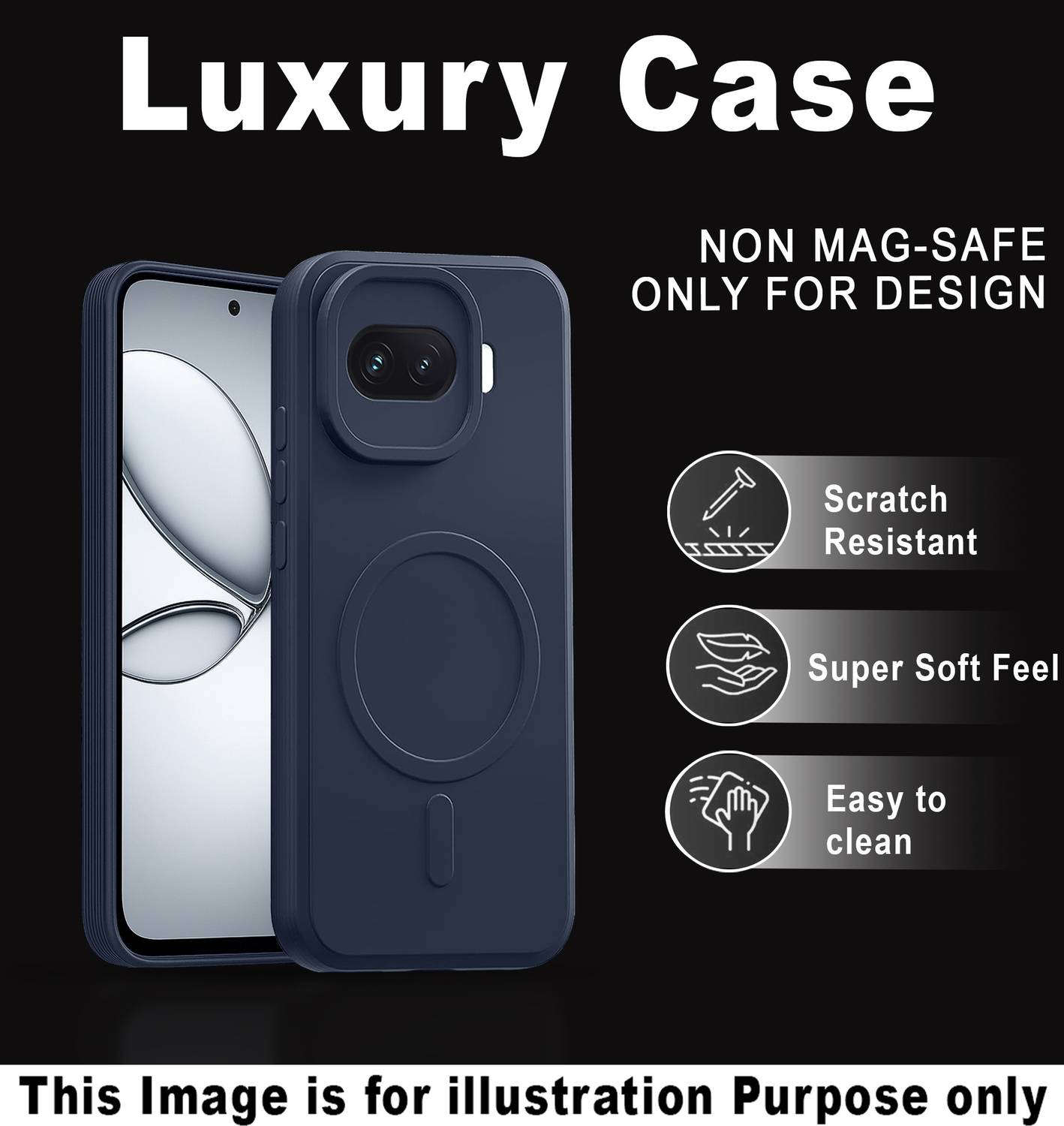 GLOBAL NOMAD Back Cover for vivo V70 FE Blue - Image 2