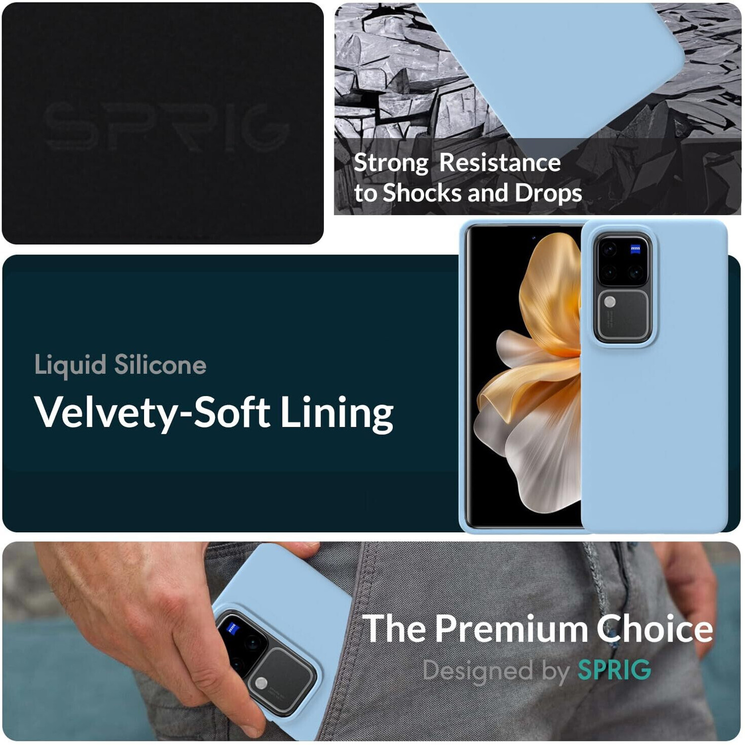 Image of Sprig Back Cover for vivo V30 5G
