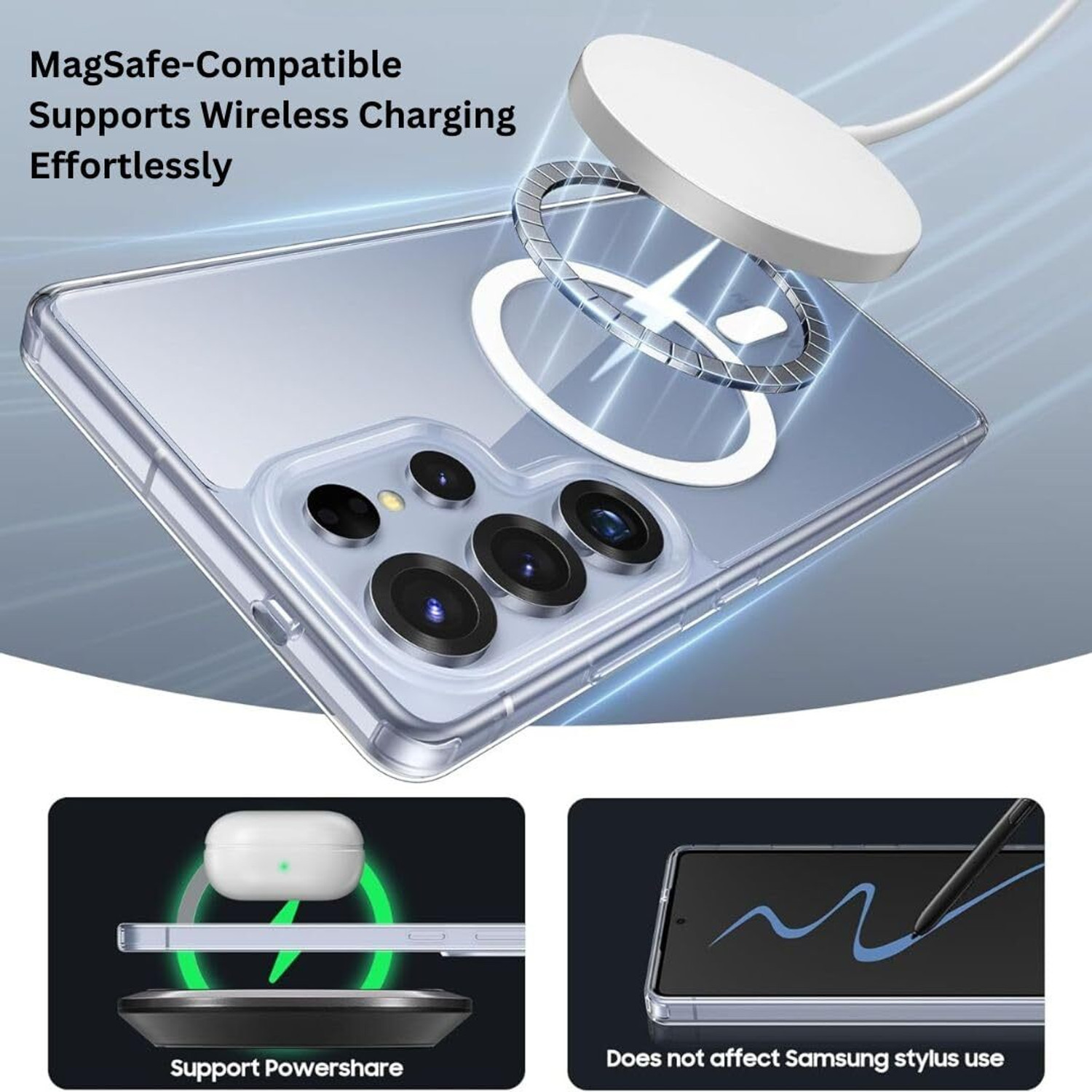 Image of Print maker Back Cover for Samsung Galaxy S25 Ultra (Transparent, Dual Protection, Pack of: 1)