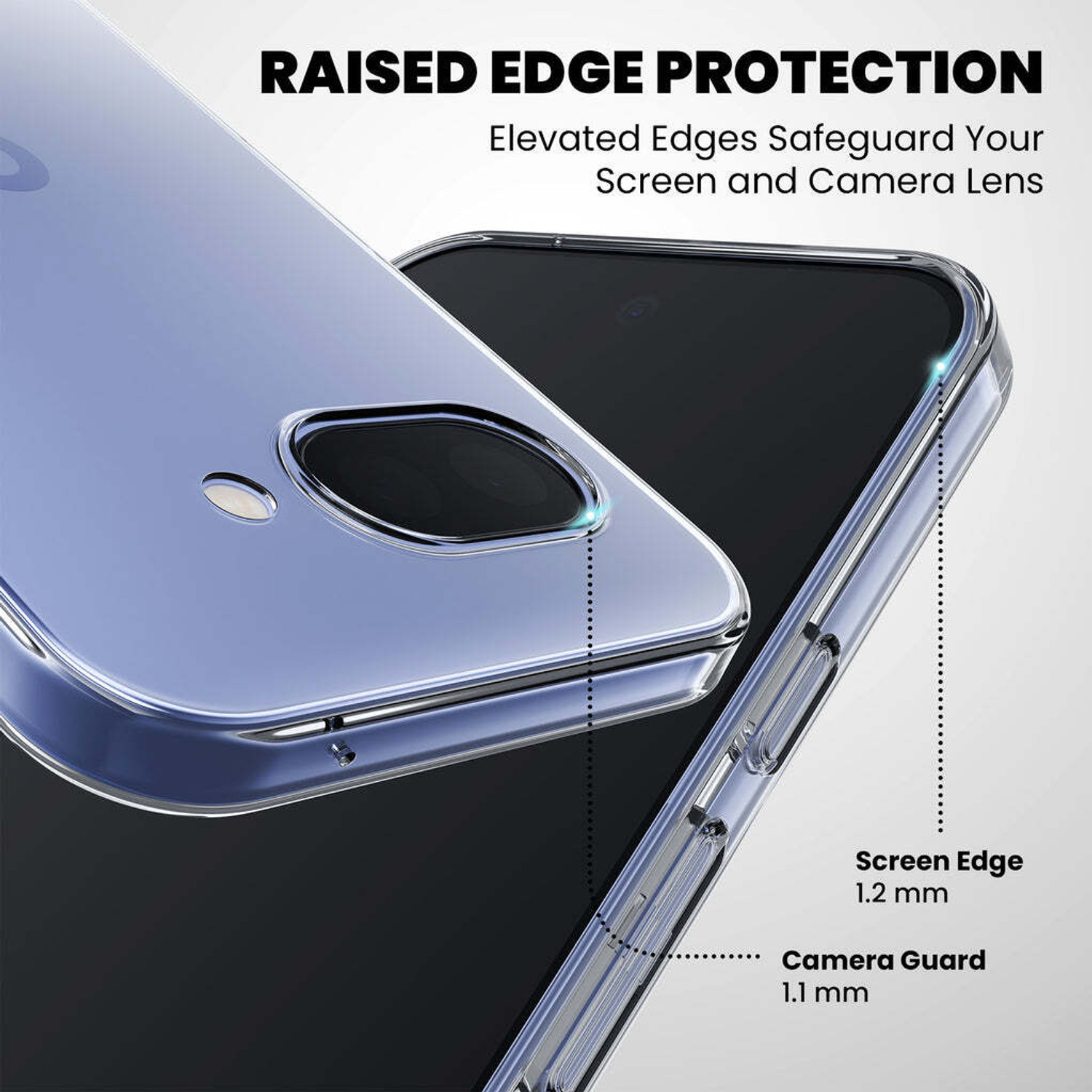 Image of Binzokase Back Cover for Google Pixel 10a (Transparent, Hard Case, Plastic, Pack of: 1)