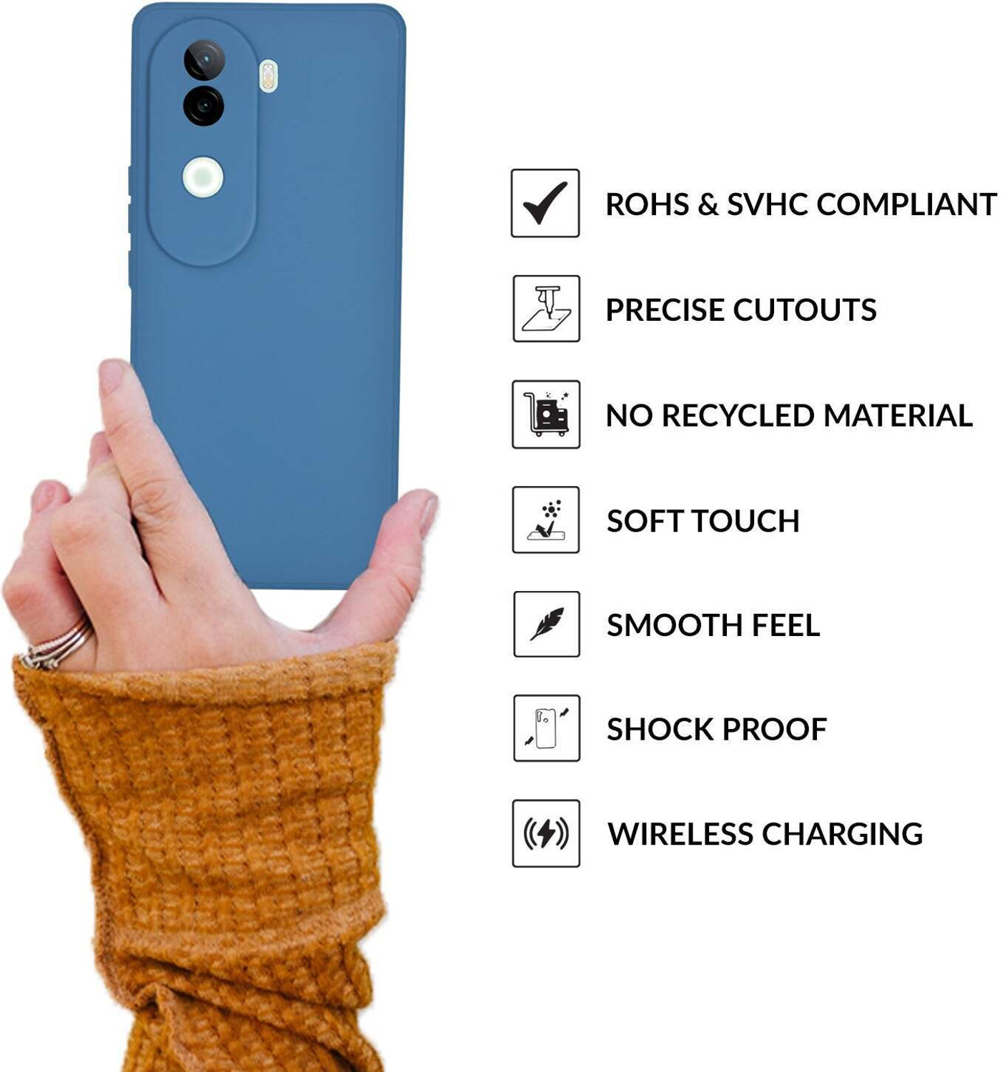 Image of Sprig Back Cover for IQOO Z9S 5G, IQOO Z9s 5G, Z9s 5G, vivo V40e, V40e