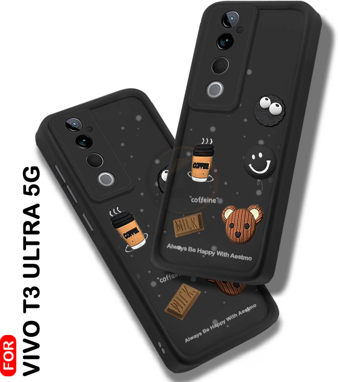 AelVouX Back Cover for Vivo T3 Ultra 5G