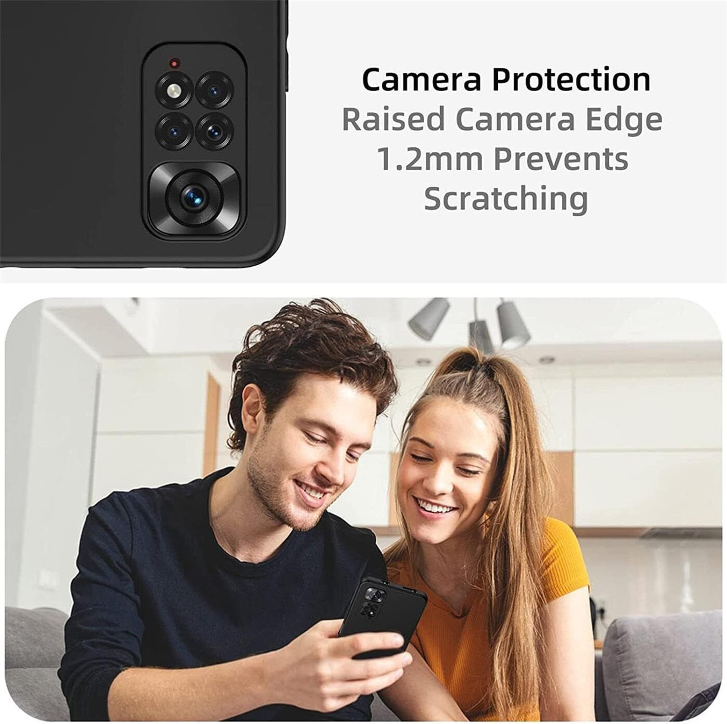 Image of CLOVYR Back Cover for Redmi Note 11 4G /Note 11s Silicon Protective Case