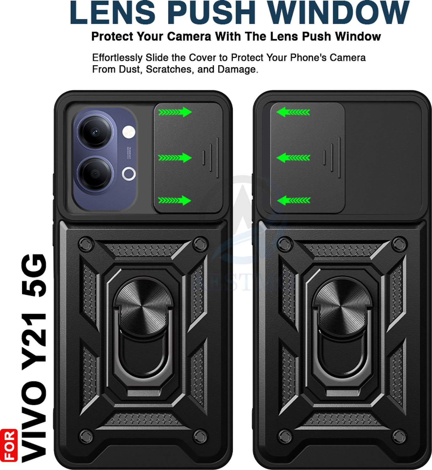 Image of AESTMO Back Cover for Vivo Y21 5G