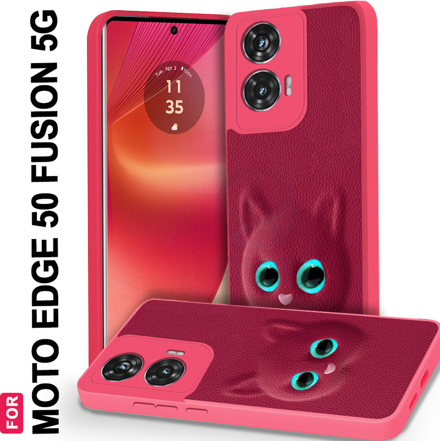Image of AESTMO Back Cover for MOTOROLA Edge 50 Fusion