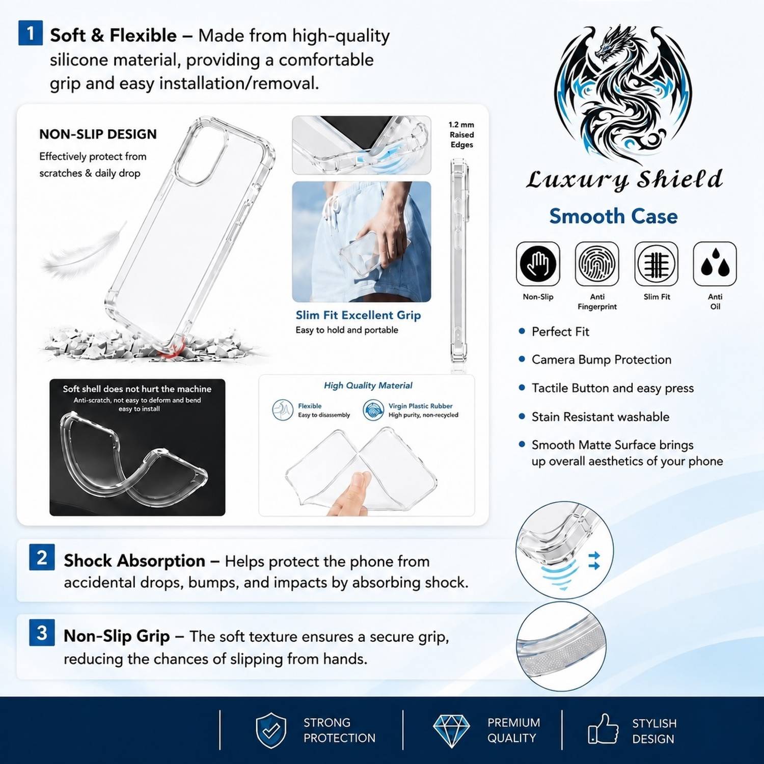 Luxury Shield Back Cover for Vivo V25 5G - Image 2
