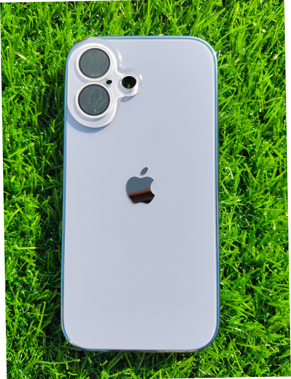 Image of Acceszone Back Cover for Iphone 16 (Blue, Camera Bump Protector, Polycarbonate, Pack of: 1)