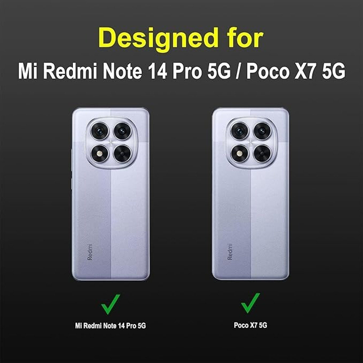 Image of Nice Assoseries HUB Back Cover for Redmi Note 14 Pro 5G