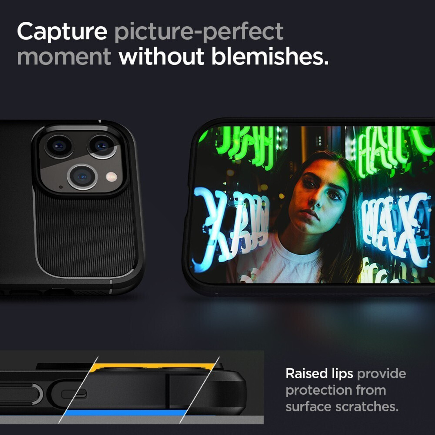 Image of Spigen Rugged Armor Back Cover for Apple iPhone 12 Pro