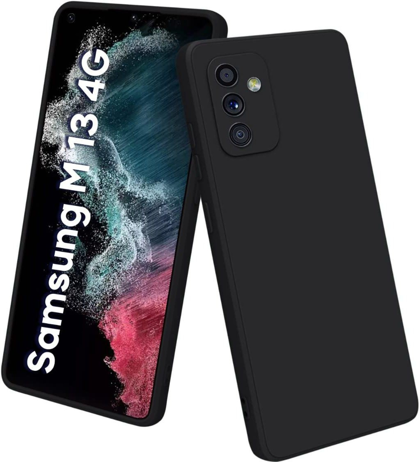 Image of TRUEUPGRADE Back Cover for Silicone Samsung Galaxy M13 4G / F13 4G Case Cover|Raised Lip Protection Back Case Cover
