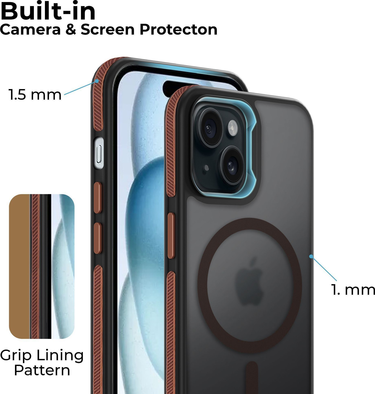 Image of Artistque Back Cover for Apple iPhone 15
