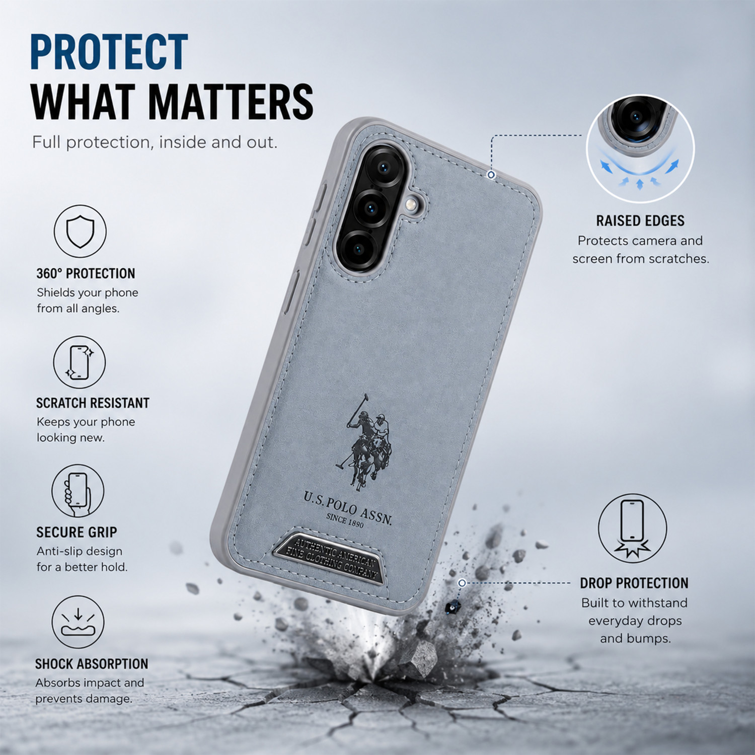 Image of Big Wings Back Cover for SAMSUNG GALAXY A17 5G (Blue, Shock Proof, Leather, Pack of: 1)