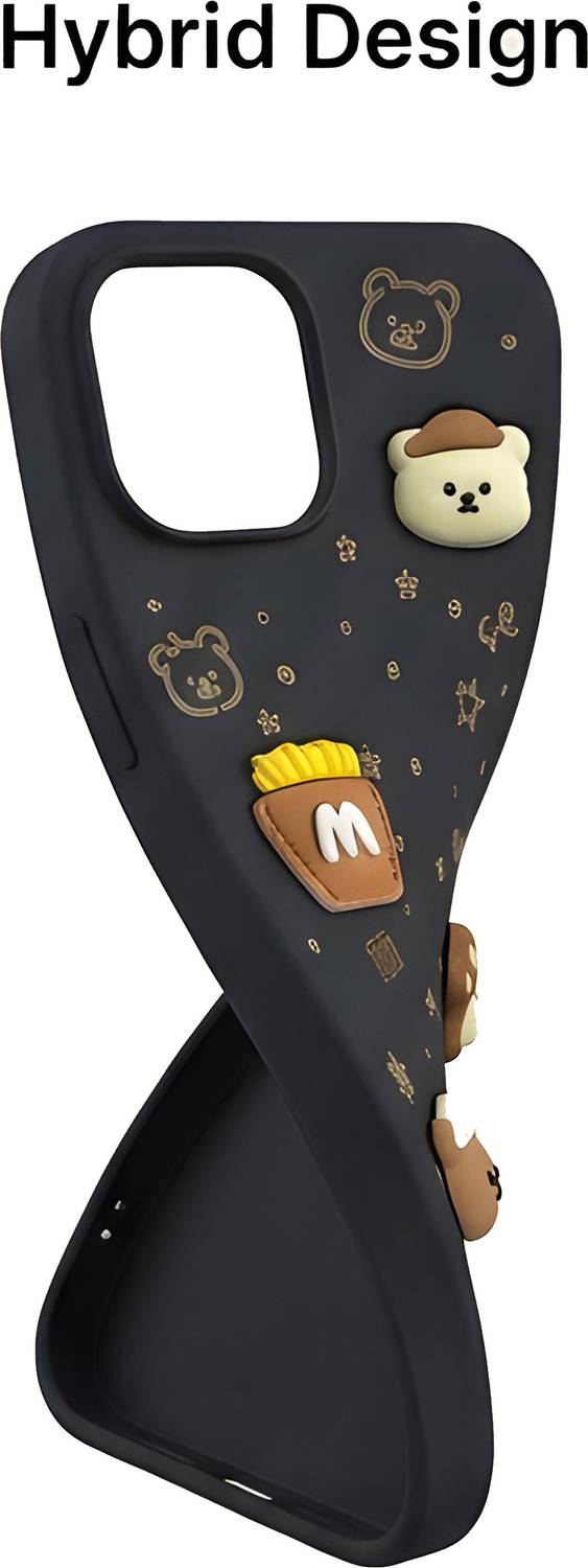 CaseBuddym Back Cover for infinix GT 30 Pro 5G, Bear Cat Paw - Image 3