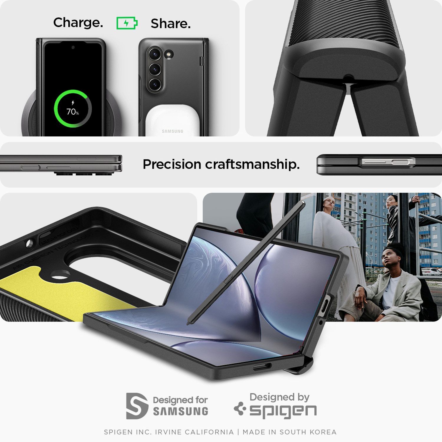 Image of Spigen Back Cover for Samsung Galaxy Z Fold6 (2024)