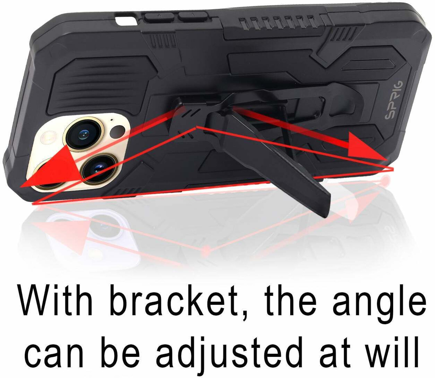 Image of Sprig Kick-stand Back Cover for APPLE iPhone 13 Pro Max, Apple iPhone 13 Pro Max, 13 Pro Max