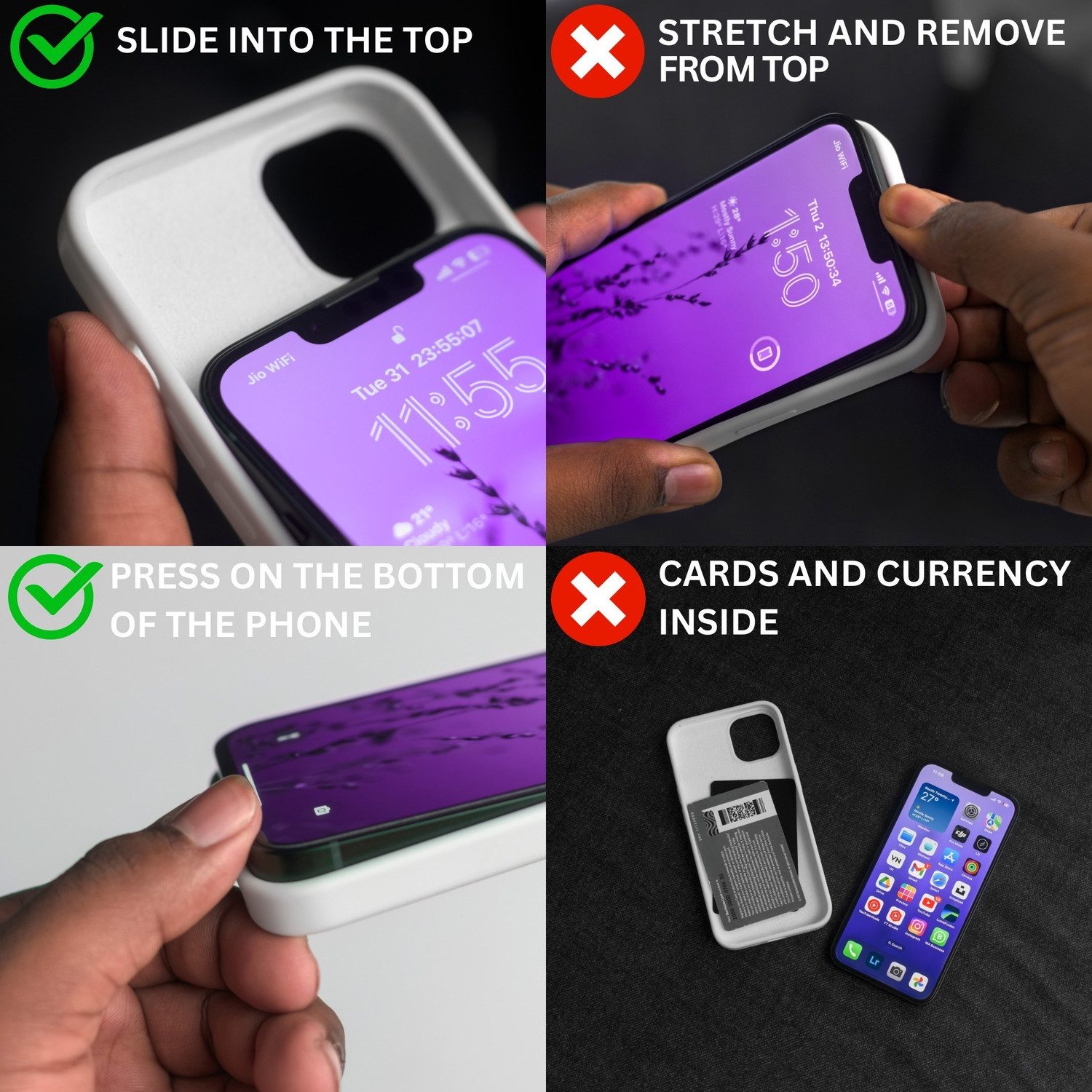 Image of Sprig Liquid Silicone Back Cover for MOTOROLA g82 5G, Motorola G82, Moto G82