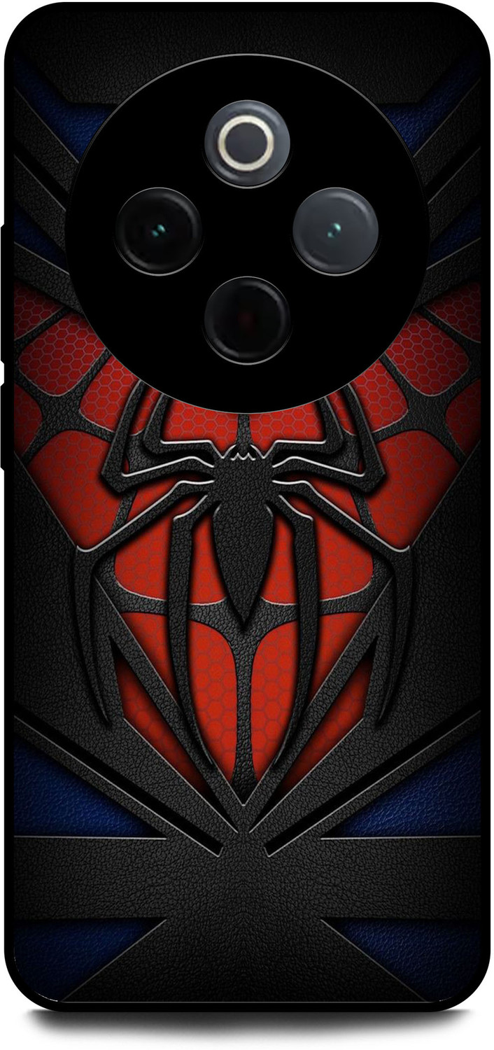 Image of Thecoverking Back Cover for Vivo T4 5G (SPIDER MAN, SUPERHERO, SPIDER, MARVEL) (Multicolor, Dual Protection, Rubber, Pack of: 1)