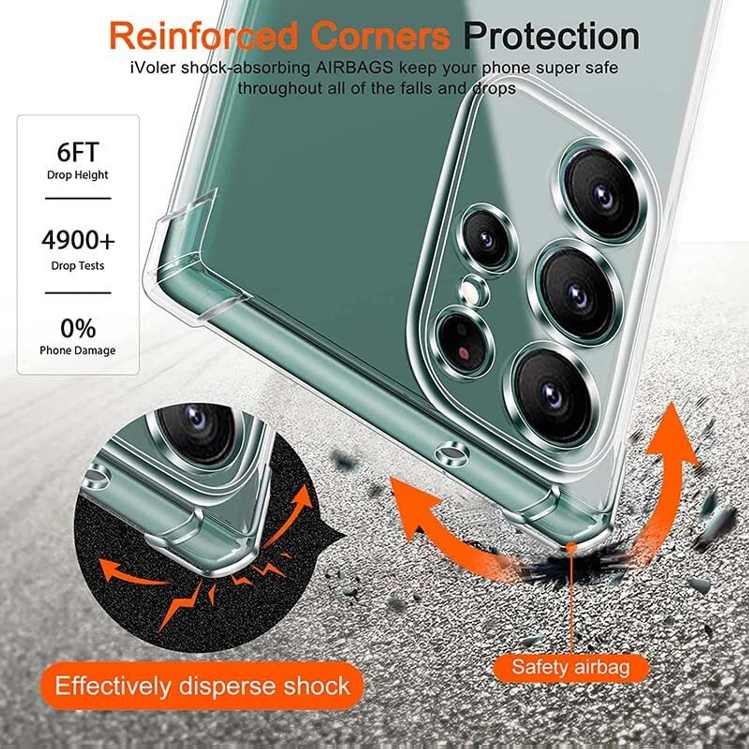 Image of Gorilion Back Cover for Samsung Galaxy S23 Ultra 5G