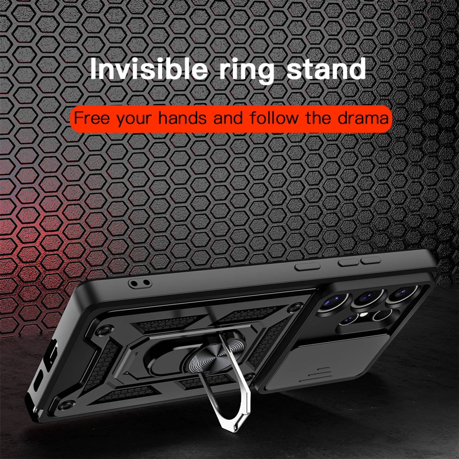 Fablue Back Cover for Samsung Galaxy S26 Ultra 5G Black - Image 4